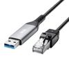 Sanwa Supply USB A To LAN Conversion Cable (Gigabit Compatible, 3m) KB-SL6ALAN03BK