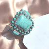 Etnische Stijl Boheemse Armband Turkoois Armband Gepersonaliseerd Retro Westerse Denim Overdreven