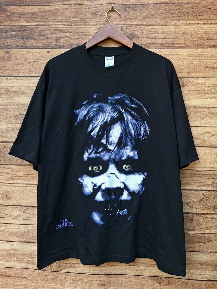 Der Exorzist Film Retro Stil Schwarz Kurzarm Unisex T-Shirt S-5XL KH11234 Unisex T-Shirt