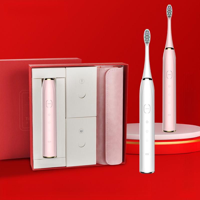Wireless Rechargeable Electric Toothbrush Adult Ultrasonic Automatic Toothbrush Soft Bristles