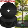 1-10 Pezzi Anelli Pacciamanti Non Tessuti Coperture Anti Erbacce per Piante Tappetino Barriera Diserbante Tessuto da Giardinaggio Forniture per Controllo Erbacce
