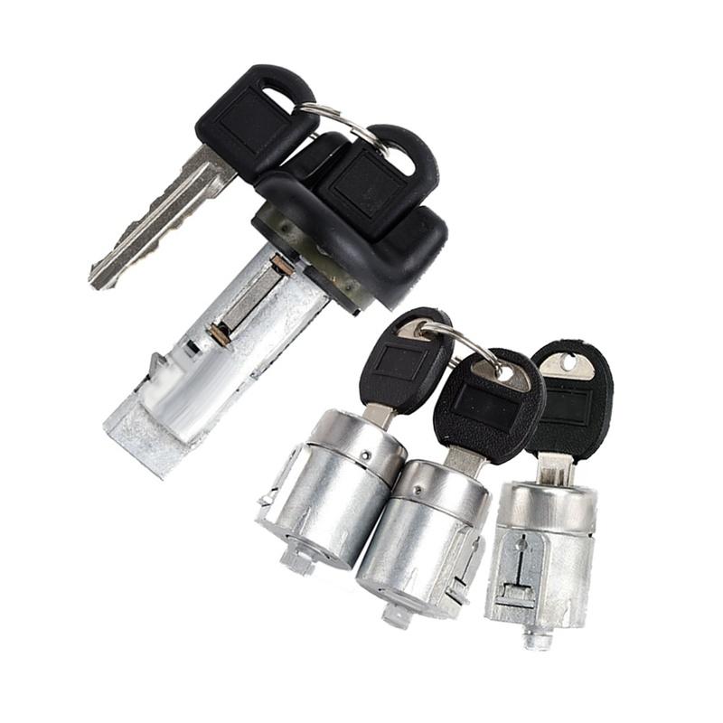 As Shown Door Lock Set Door Lock Set With Keys Replacement Kit Compatible 98-99 Models Ignition Switch Cylinder