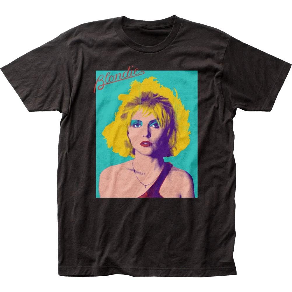 Blondie Debbie Harry Blondie Pop Art Mens T Shirt Music Classic Band Tee Black M