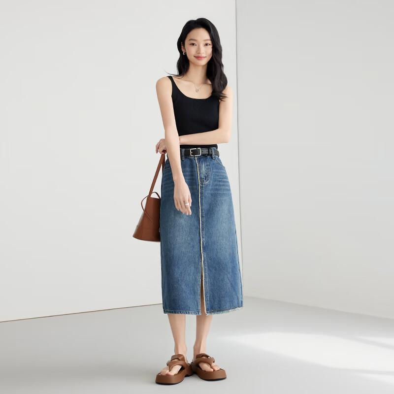 Elva' Island Women's Wool Blend Knit Slim Fit Short Tank Top