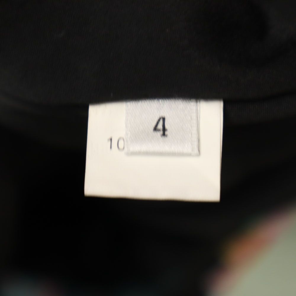 SEE BY CHLOE 100% Silk Border Pattern No Sleeve Mini Dress 4 Black Women Used