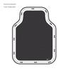 Car Floor Mats, Universal Water-Absorbent and Non-Slip Foot Mats for the Car, Simple and Easy to Clean, Car Mats for the Driver's Seat