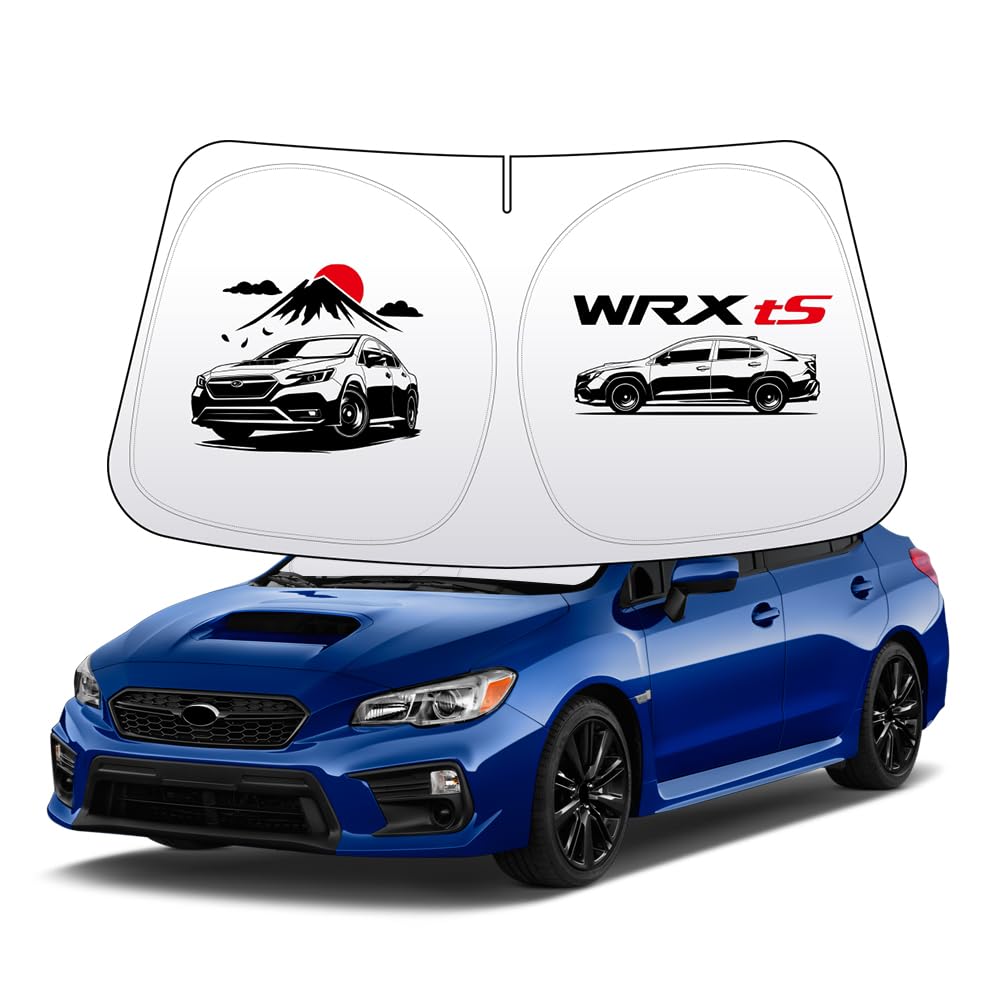 Subaru WRX Sunshade Windshield Parasol for Subaru Sun Easy Storage Bag Included Sunshade, Curtain, WRX, High-Density Fabric, Protection,