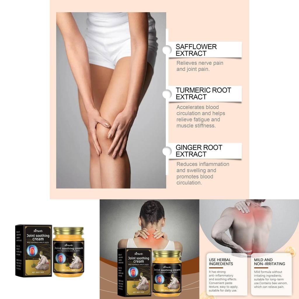 Ximonth Joint Care Cream Gentle Herbal Formula For Neck And Back Comfort Massage Balm