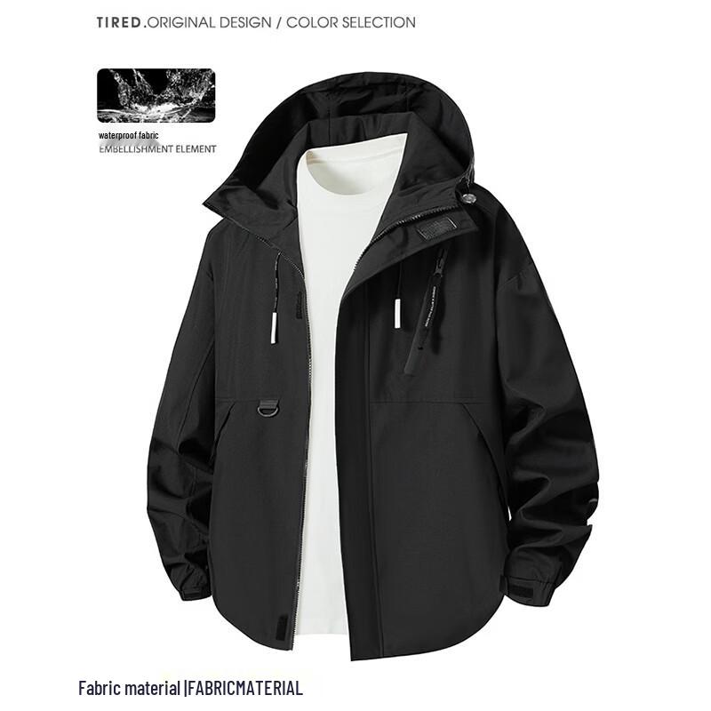 JEEP SPIRIT Men's Outdoor Windproof Waterproof Jacket
