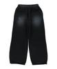 THE COLDEST MOMENT Tcm Flower Washed Sweat Pants (Black)