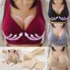 Women Push Up Full Coverage Bra Deep-v Wireless Lace Bra For Comfortable All-day Wear