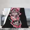 Ryomen Sukuna Jujutsu Kaisen Super Warm Blanket Students Plush Throw Blanket Fluffy Outdoor Flannel Bedspread Sofa Bed Cover