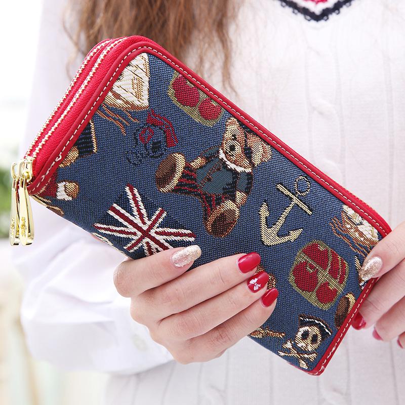 2025 Damen Lange Reißverschluss-Clutch: Große Kapazität, Japanischer & Koreanischer Stil