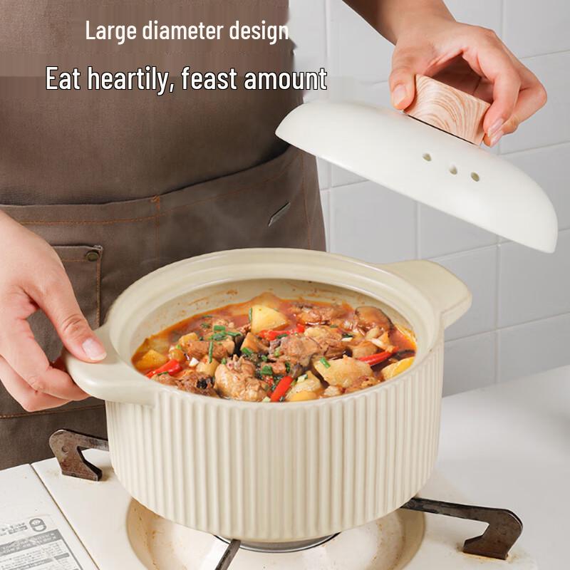 SuLe High-Temperature Resistant Ceramic Soup Pot