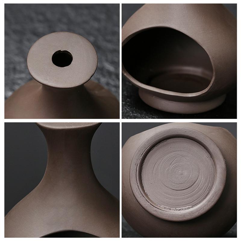 Handmade Ceramics Palo Santo Holder Sages Stick Dish Smudge Bowl Cone Incense Burner Chimenea Yoga Meditation Zen Decoration