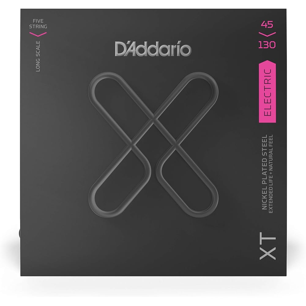 D'Addario Daddario Bass Strings XT Coated Strings Long Scale 5 Strings .045-.130 XTB45130 [Domest...