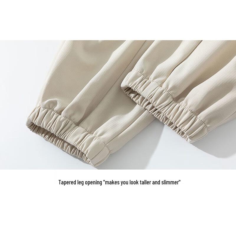 PNJ Men's Fleece-Lined Windproof Casual Sports Pants