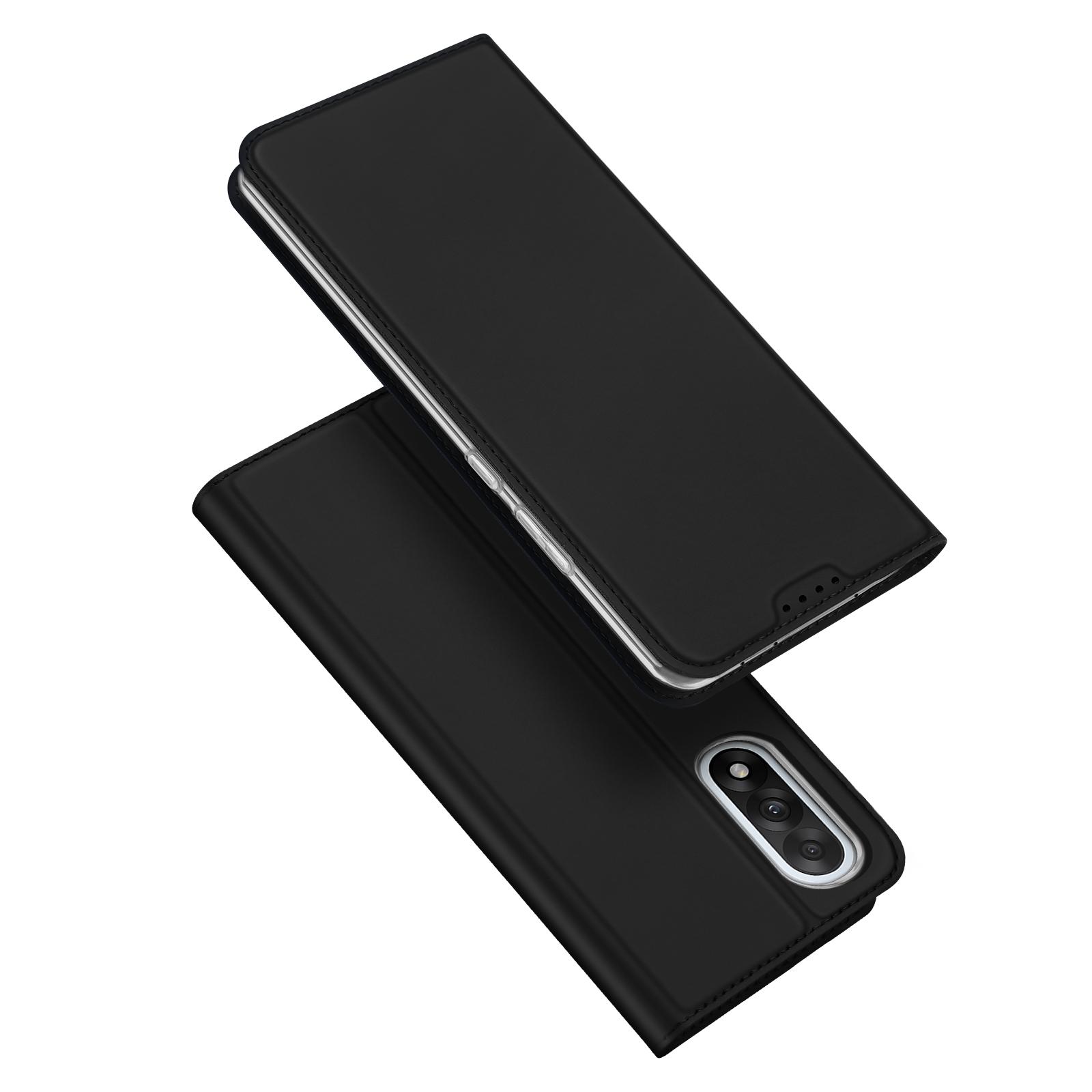 

For OnePlus Ace 5 Ultra 5G/OnePlus Nord 5 5G Case DUX DUCIS Skin Pro Series Leather Stand Cover Card Holder Black