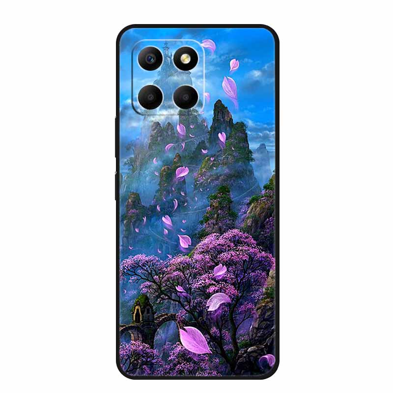 Soft Silicone Covers For Honor X8 5G Case x8 X8A 4G Wolf Lion TPU Back Covers For Huawei Honor X8 Phone Cases HonorX8A Coque Bag