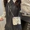 Fashion diamond chain bag women's new box small square bag high value beautiful messenger bag