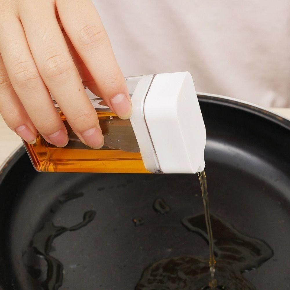 4 ks/sada Vlhkostivzdorná nádoba na koření Kombinovaná sada konvičky na olej Průhledná nádoba Olej