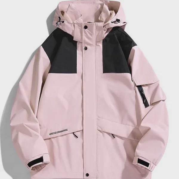 Unisex Waterproof Windbreaker: Outdoor, Windproof Mountaineering Jacket for Men & Women