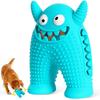 Dog Squeaky Toys for Aggressive Chewers,Been Able To Squeeze Some Treats In and Some Licking Treats Natural Rubber Teeth Cleaning Dog Toys