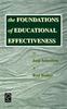 The The Foundations of Educational Effectiveness Book