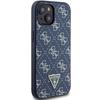 Guess Guhcp15Mpg4Gpb Iphone 15 Plus / 14 Plus 6.7 Niebieski/Blue Hardcase 4G Triangle Metal Logo