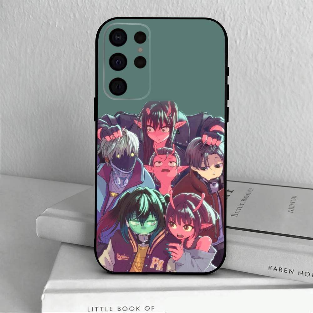 M-Milky-Y S-Subway-Y Anime Phone Case For Samsung S25,24,23,22,30,21,10,9,Ultra,Plus,Lite,FE,4,5 G Soft Black Case