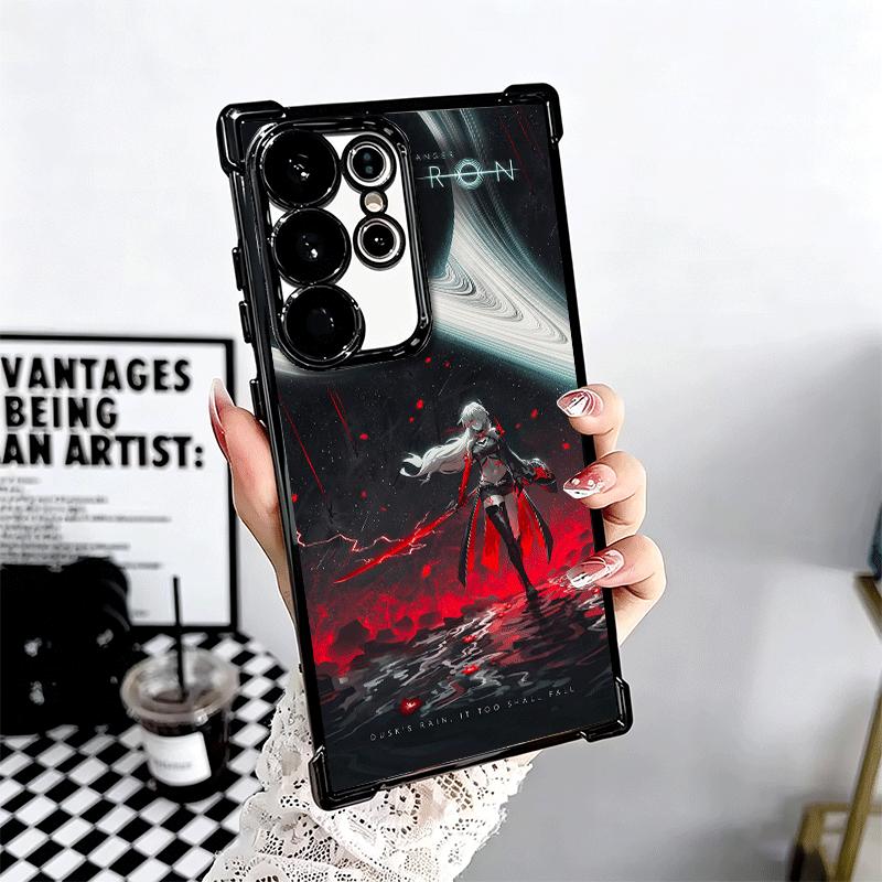 Honkai Star Rail Acheron Plating Phone Case For Samsung Galaxy S24 S25 FE S26 Edge S23 Ultra S22 S21 Plus S20 Anti-Fall Airabag