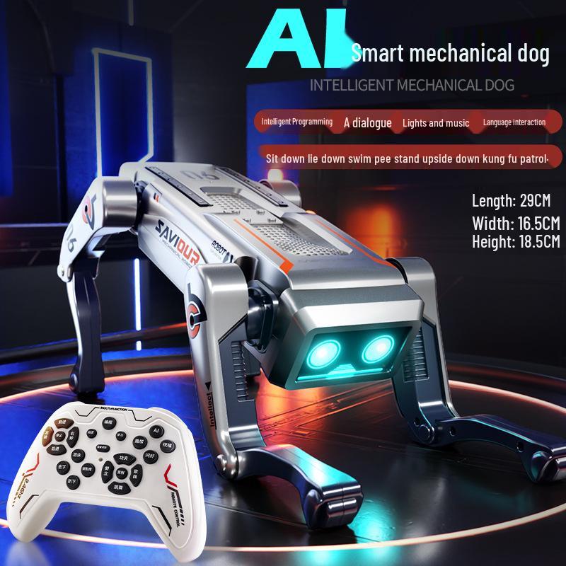 Smart AI Robot Dog - Interactive Voice-Controlled High-Tech Toy with Mobile Remote for Boys