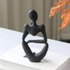 Simple Modern Creative Hollow Thinker Jewelry Sample Room Home Entrance Cabinet Character Sculpture Abstract Ornaments