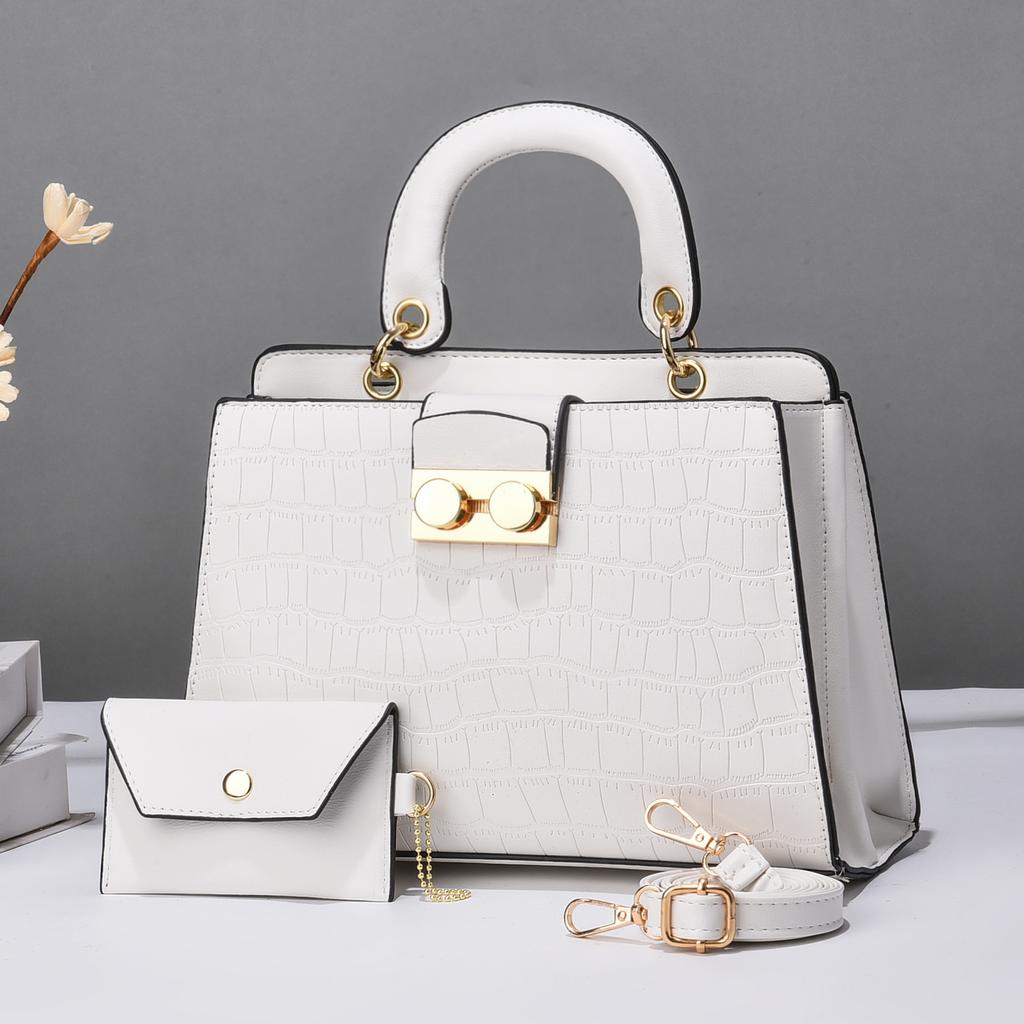 Western Style Shoulder Bag Fashion Embossing Mother and Child Bag Crossbody Shoulder Handbag