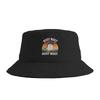 Hi Pingu Bucket Hat For Couple  FisherUnisex Hats Casual Vacation Caps Breathable Hip Hop Graphic Sun Hats