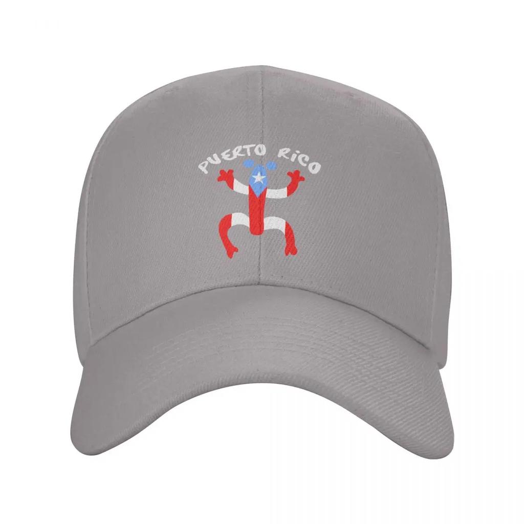 Personalized Puerto Rico Taino Coqui Boricua Flag Baseball Cap Sports Unisex Womens Adjustable Dad Hat Summer Snapback Hats