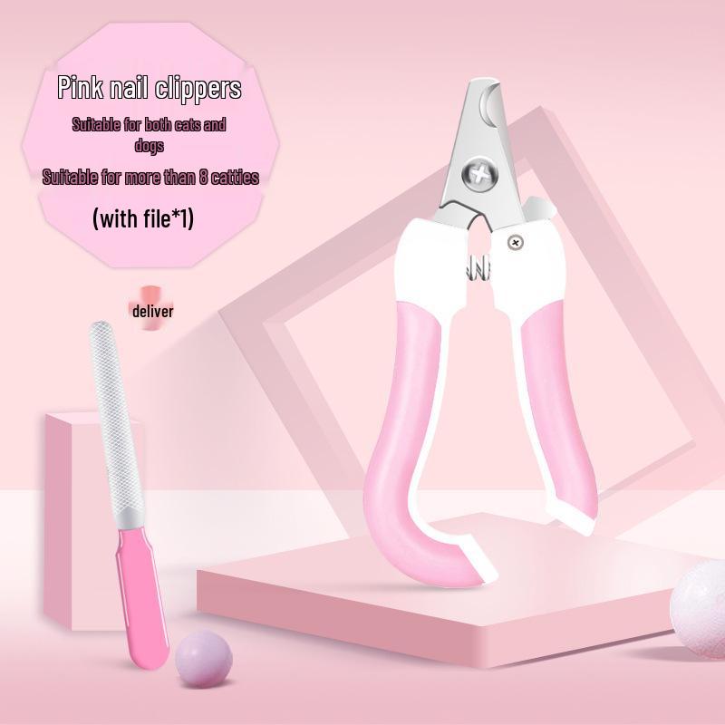 Chinchilla & Cat Nail Clippers: Anti-Bleed, Round Hole, Small Blind Clippers