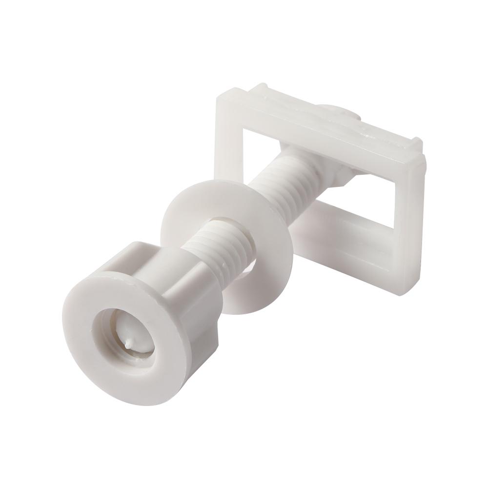 2Pcs Plastic Toilet Seat Hinge Bolt + Fitting Screws +Nuts Washers Kit For Home Bathroom Accessories 6.3*4*2.5cm