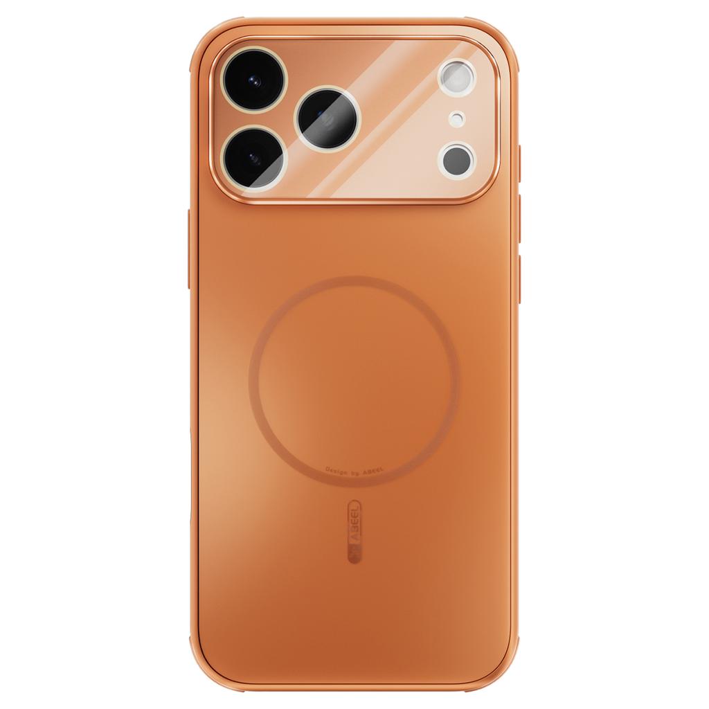 ABEEL For iPhone 17 Pro Case Compatible with MagSafe TPU PC Cooling Matte Phone Back Cover with Lens Film
