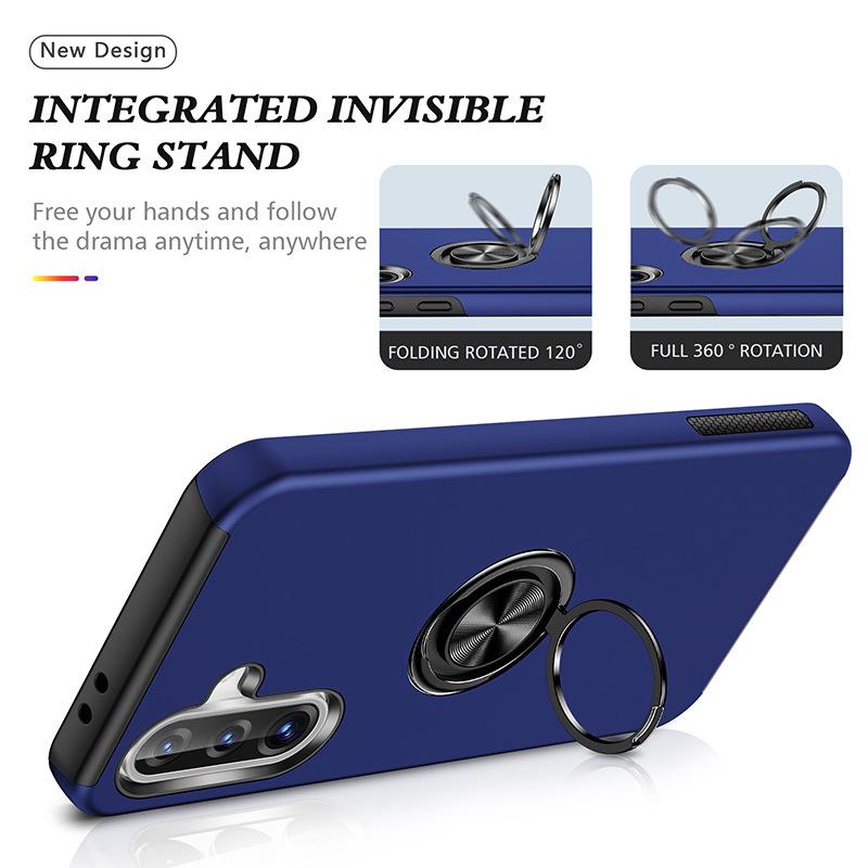 Samsung A56/A57 Magnetic Car Phone Case Holder with Hidden Ring, Full Coverage, Anti-Drop Protection