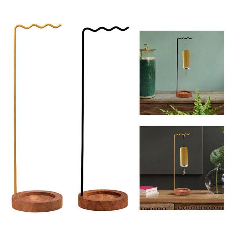 AS60-Calligraphy Brush Holder Rack Wind Chime Stand Desk Organizer Brush Hanger For Hanging Pottery