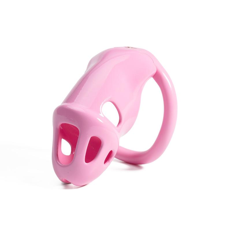Sex Toys Men Resin Male Chastity Cage Anti Removal Imprisonment Penis Chastity Lock with 4 Ring Bondage To Prevent Cheating 18+