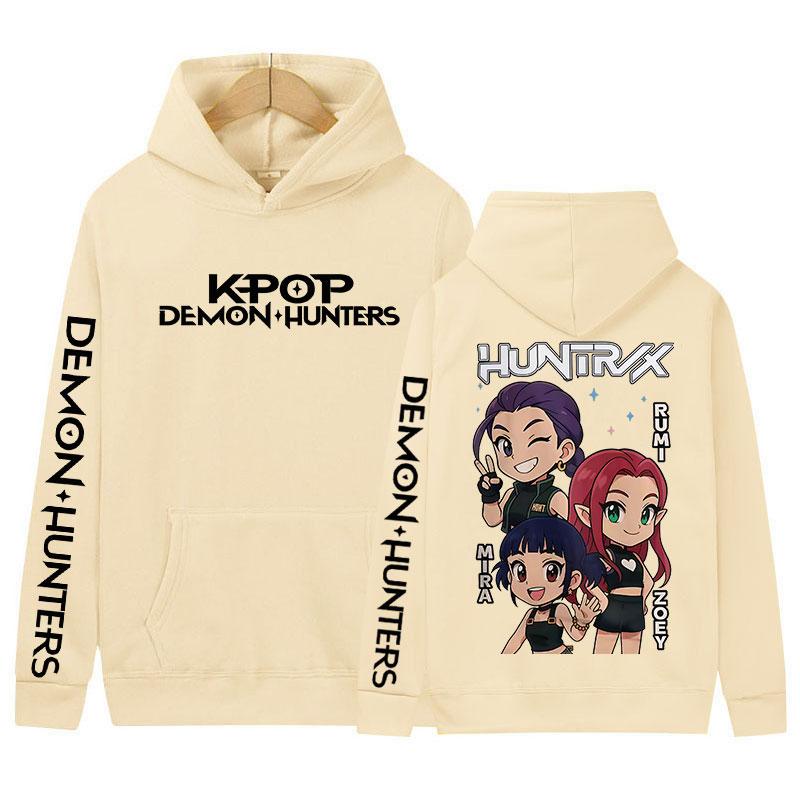 2025 K-pop Demon Hunters Movie Graphic Hoody Men Women Casual Fashion Pullover Sweatshirts Vintage Aesthetic Long Sleeve Hoodies