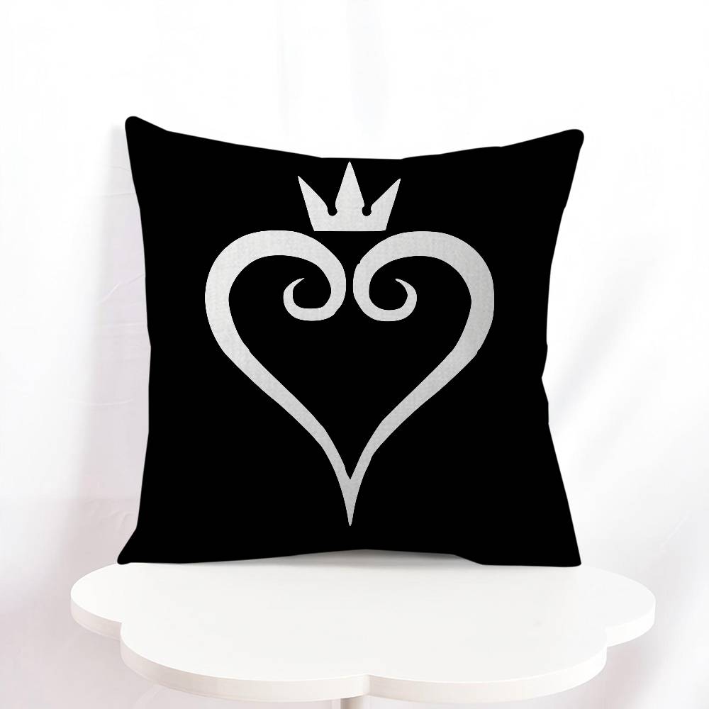 K-kingdom Hearts Cushion Cover Decorative Pillow Sofa Home Decor Case Pillow Cases