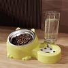 Large Capacity Automatic Pet Feeder Neck Protection Pet Food Bowl  for Cats Dogs
