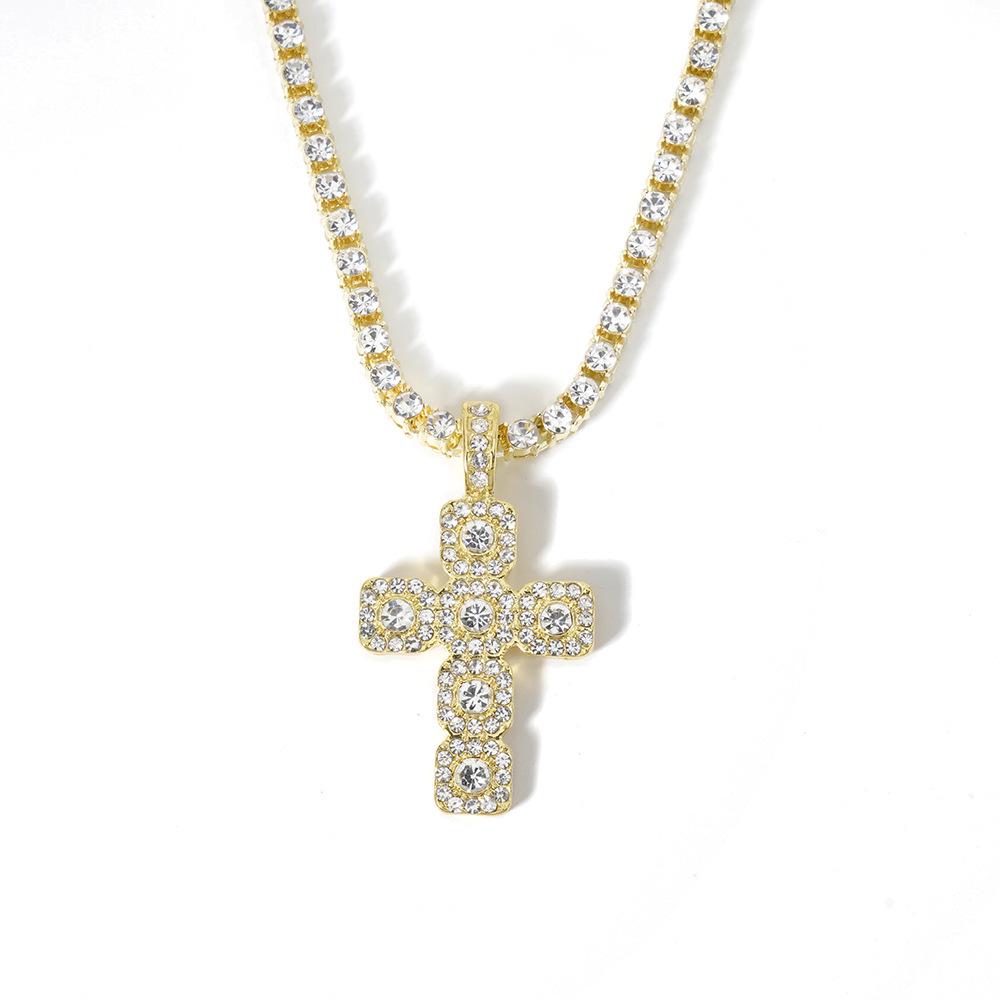 Men's 4mm Cuban Chain Necklace - European American Hip Hop Style Tennis Pendant Jewelry