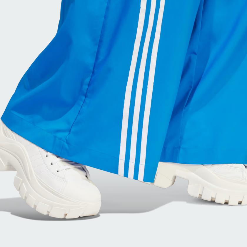 Adidas Originals Trefoil Spicy Girl Series Loose Wide-Leg Sports Trousers Women Bottoms Blue IV9316