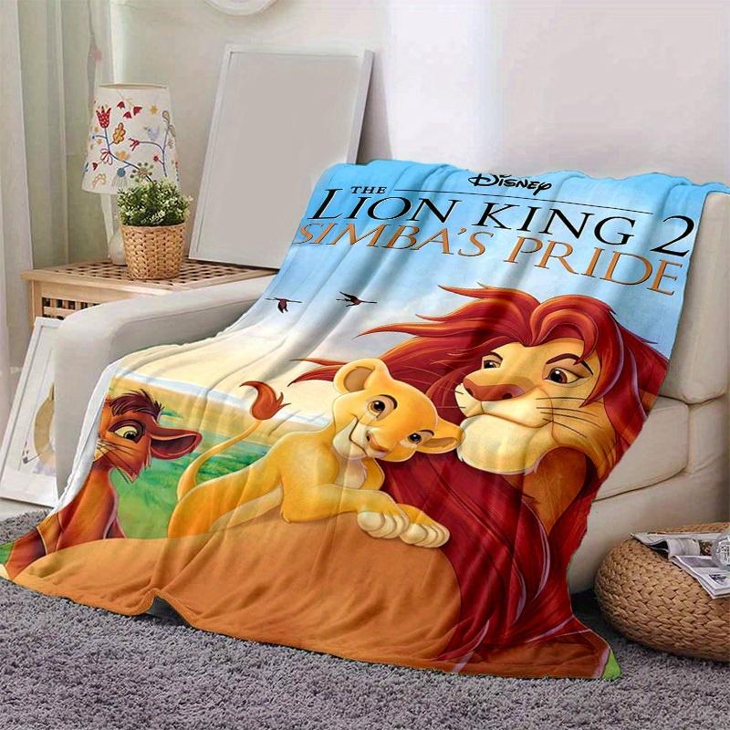 

1pc, Simba s Pride Home Decor Gift Lion King 2 Inspired Blanket for Bedroom, Living Room, Travel, Camping, Car 150x200cm