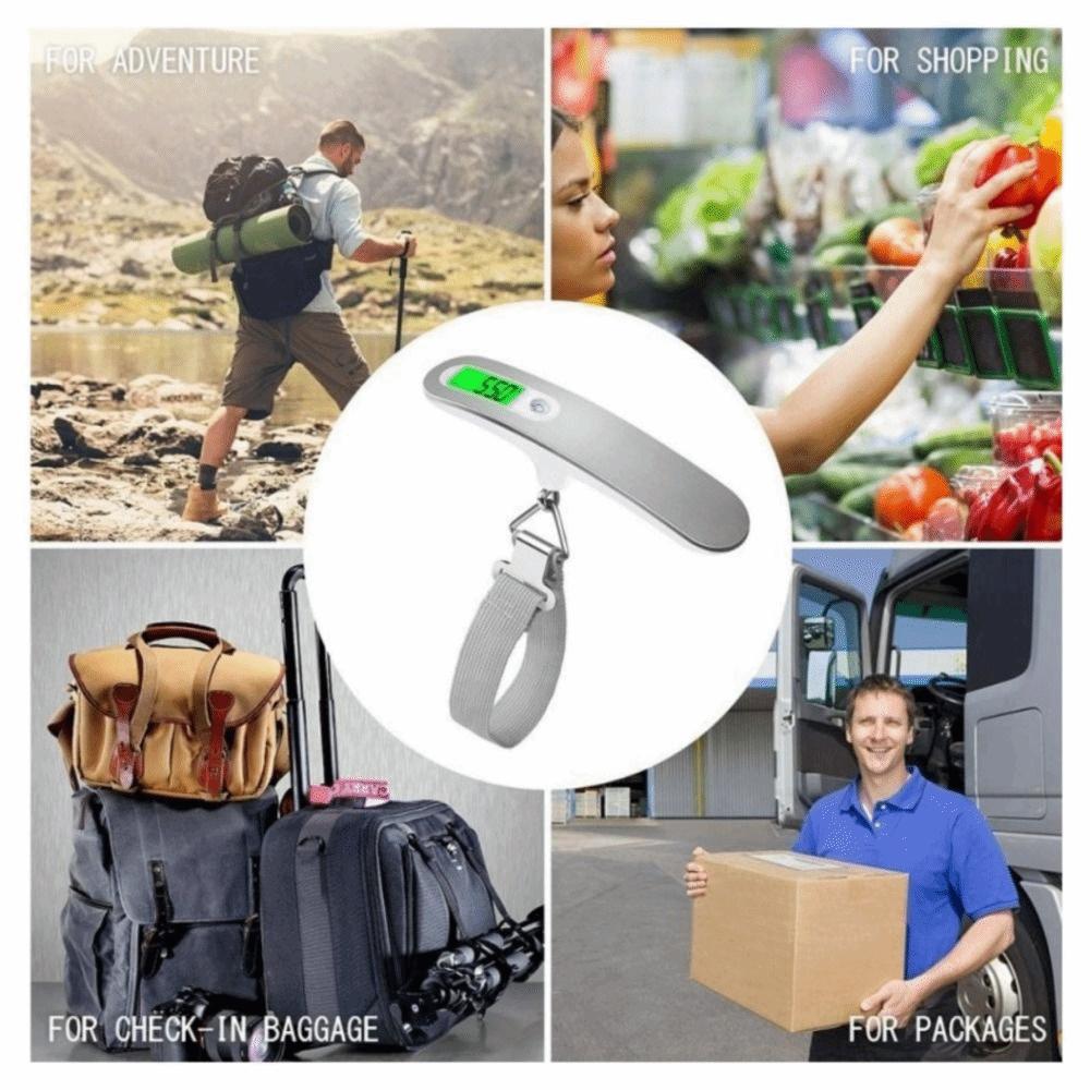 LCD Display Digital Luggage Scale Handheld Weight Balance Tool Baggage Weight Scale  for Home
