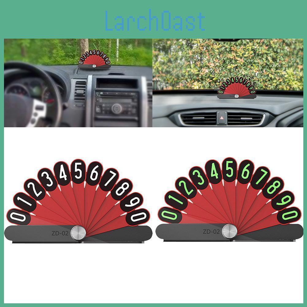 Temporary Card Parking Concealed Car Cars Stop Sign Number Cards Sticker